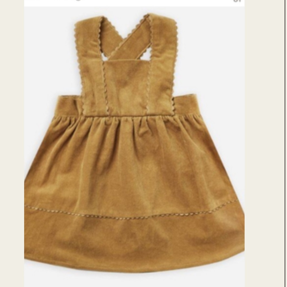 Rylee & Cru 6-12mo camel color jumper dress, like new